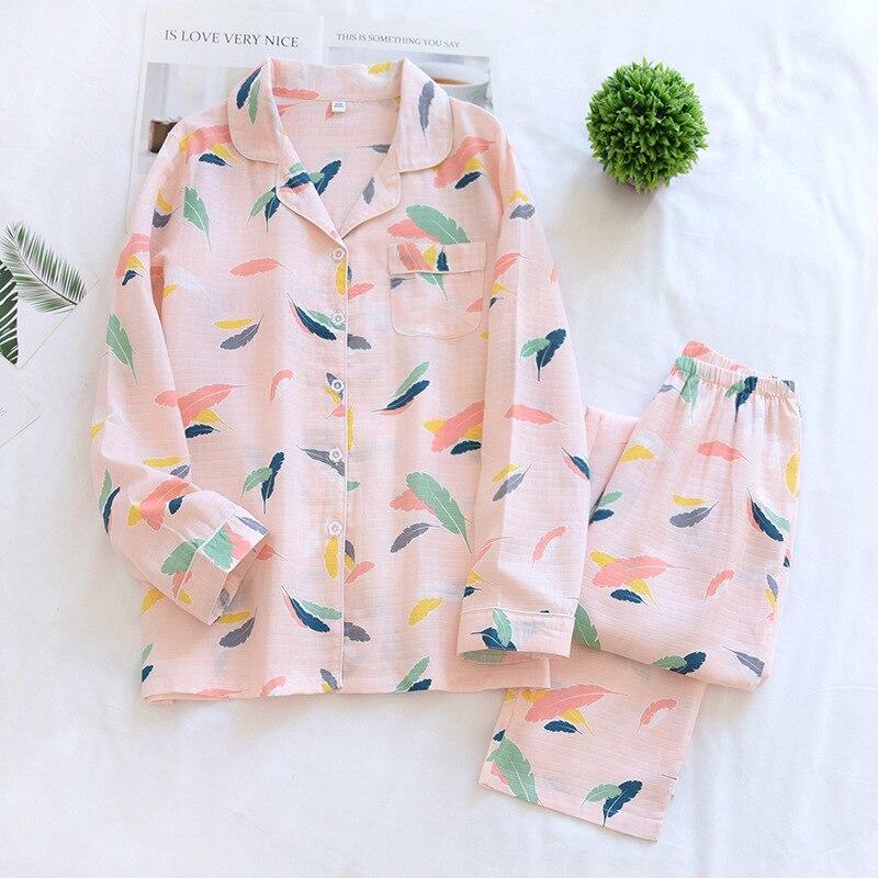 Pyjama japonais pour femme style mi-saison