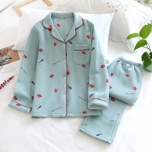 Pyjama Japonais en Coton Épais