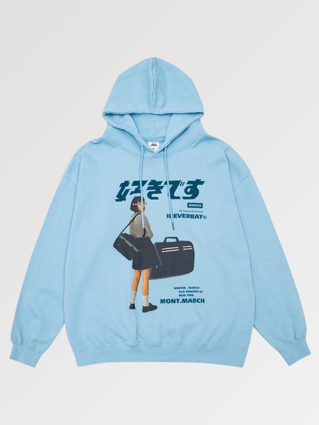 Sweat Japonais Capuche