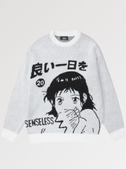 Sweatshirt Japonais Kawaii 'Senseless'