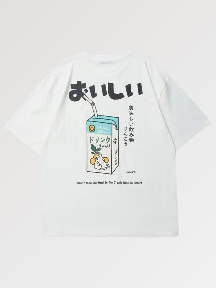 t-shirt boisson japonaise