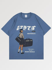 Le t-shirt au style du quartier de Harajuku pour vous détendre en été