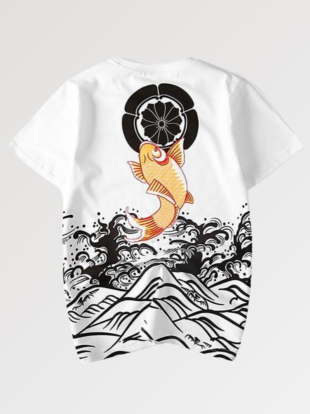 t-shirt japonais carpe koi