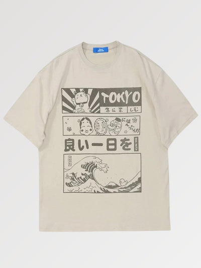T-Shirt Oversize Japonais