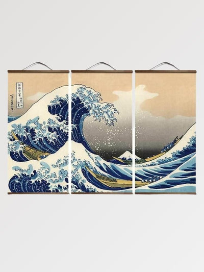 Tableau Vague Japonais 'Kanagawa'