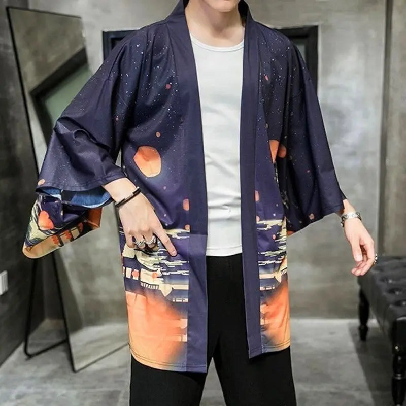 Veste Haori Homme 'Matsuri'