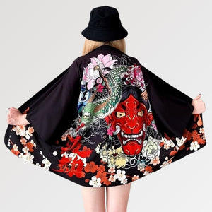 Veste Kimono Femme Démon 'Oni'