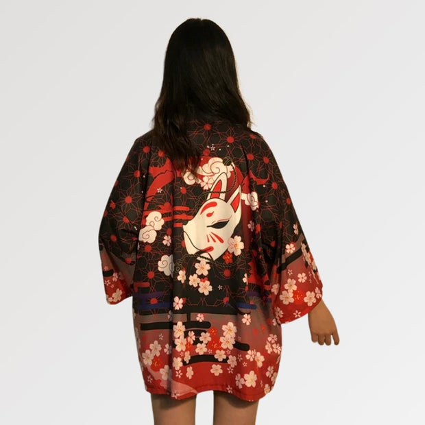 Veste Kimono Femme Kitsune &