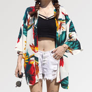Veste Kimono Fleuri Femme 'Tropical'
