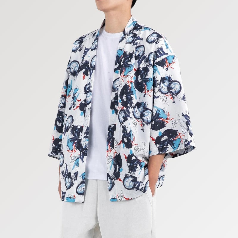 Veste Kimono Grande Taille 'Shibuya'