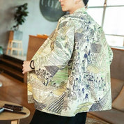 Veste Kimono Homme Estampe 'Édition Kaïto'