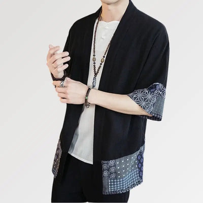 Veste Kimono Homme Japonais 'Mitsuo'