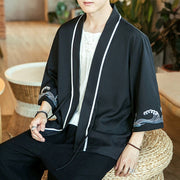 Veste Kimono Homme Motif Vague 'Iko'
