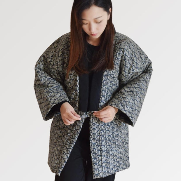 veste kimono matelassée femme
