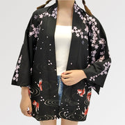 Veste Kimono Noire Femme 'Kurina'