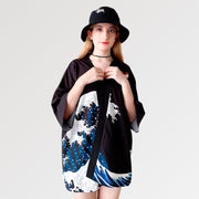 Veste Kimono Vague Femme 'Kanagawa'