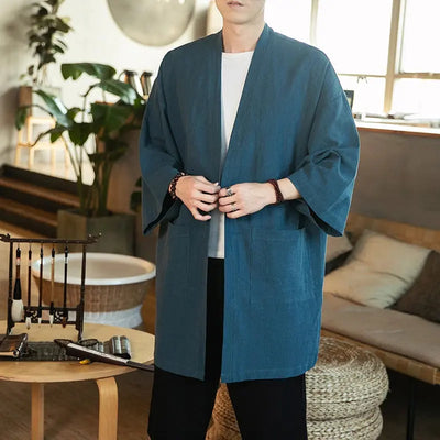 La Veste Longue de Kimono pour une tenue japonaise traditionnelle