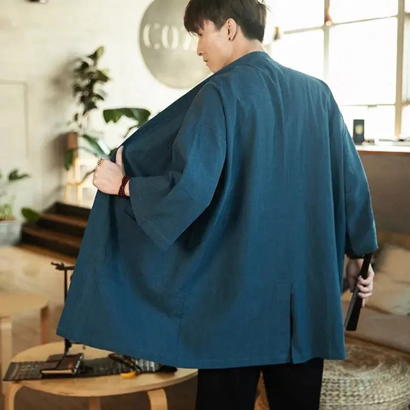Veste Longue Kimono 'Takeo'
