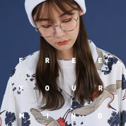 Veste Longue Kimono Femme 'Okariya'