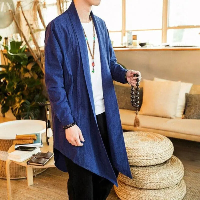 Veste Longue Style Kimono 'Ryuu'