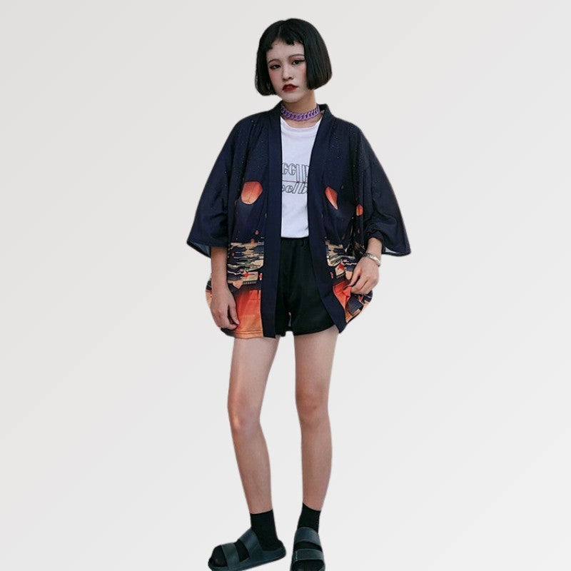 Veste de Kimono Furisode 'Shizuka'