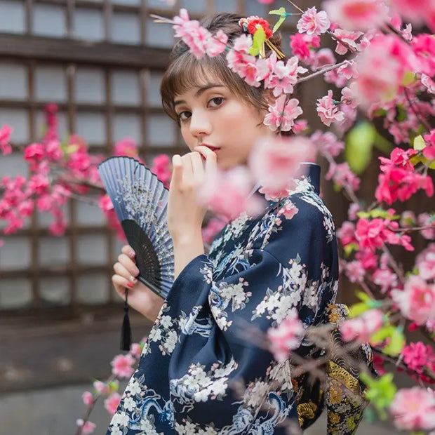 Vrai Kimono Japonais Femme &